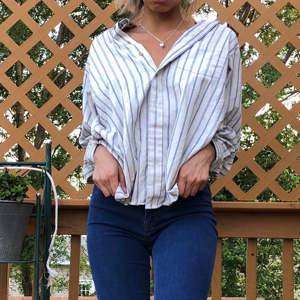 Vintage Arrow Dover Striped Dress Shirt